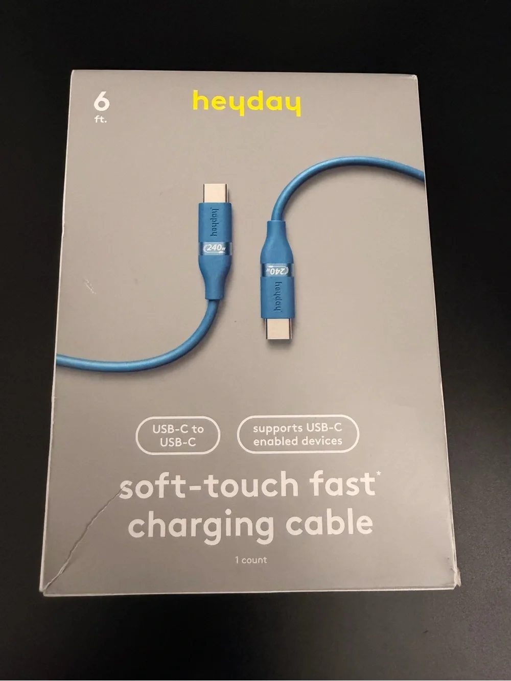HEYDAY Soft Touch Fast Charging Cables